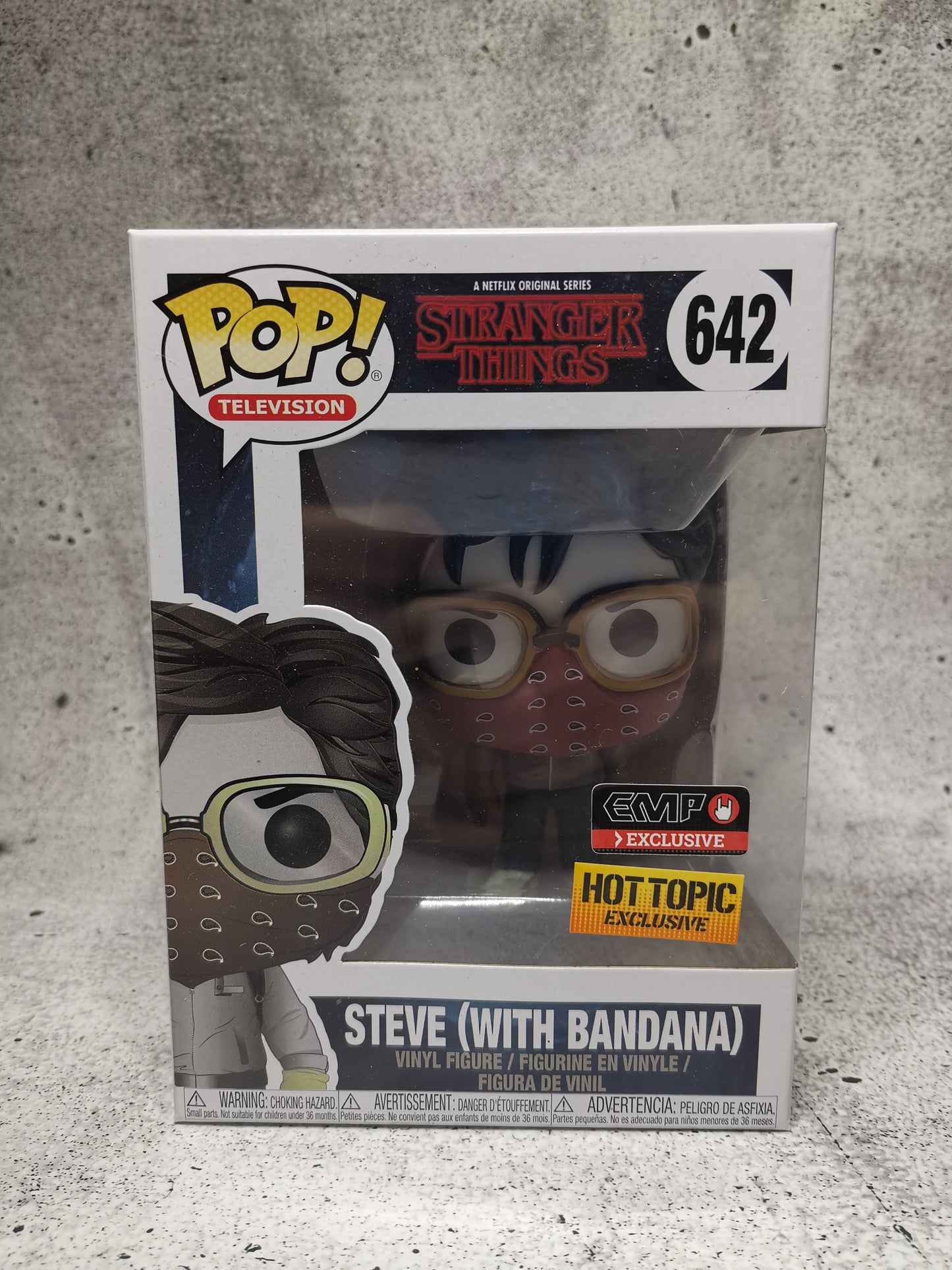 Stranger Things - Steve (with Bandana) 642 - Hot Topic Exclusive - Funko Pop! - Vinyl Figur