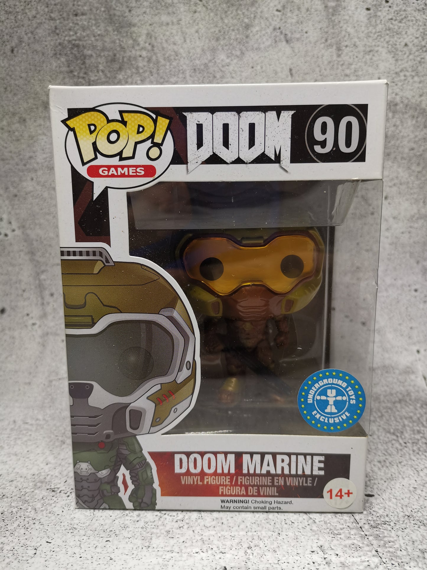 Doom - Space Marine 90 (Gold) - Underground Toys Exclusive - Funko Pop! - Vinyl Figur