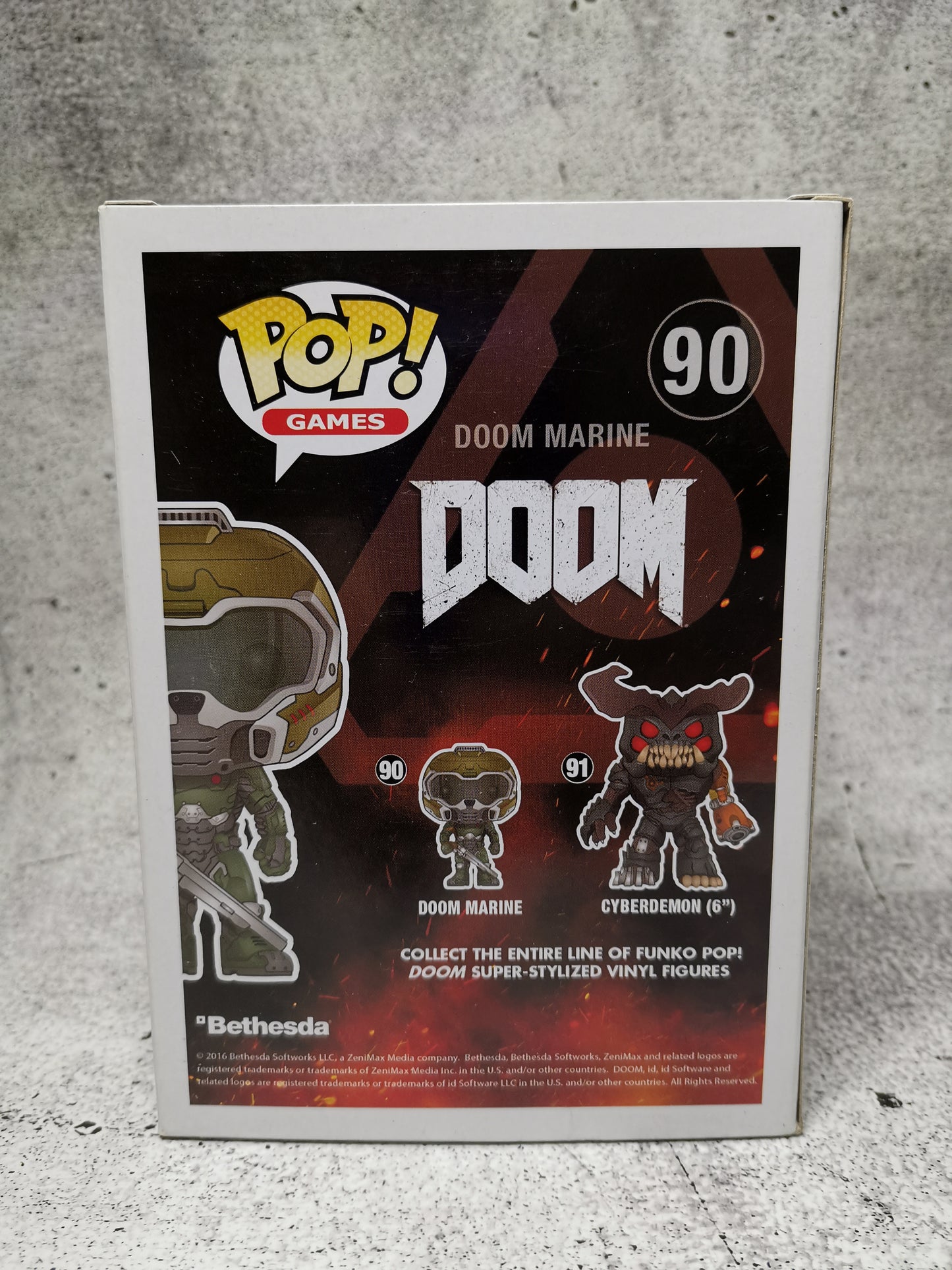 Doom - Space Marine 90 (Gold) - Underground Toys Exclusive - Funko Pop! - Vinyl Figur