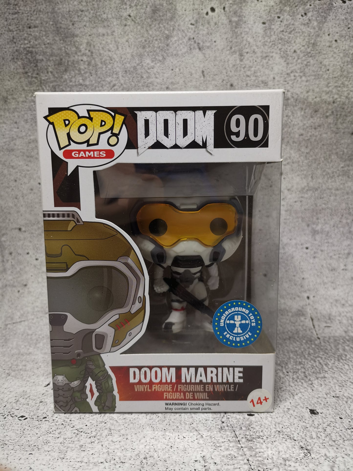Doom - Space Marine 90 (Astronaut) (White) - Underground Toys Exclusive - Funko Pop! - Vinyl Figur