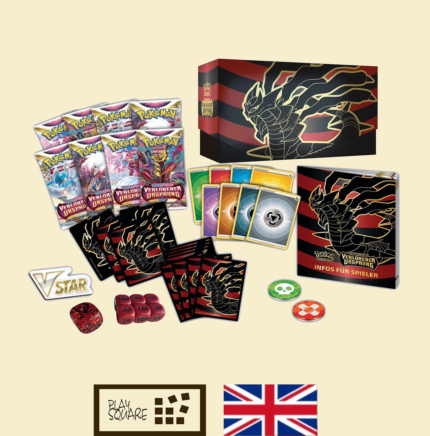 Pokémon TCG - SWSH11 "Schwert & Schild - Lost Origin" - Top Trainer Box - EN