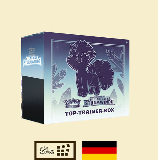 Pokémon TCG - SWSH12 "Schwert & Schild - Silberne Sturmwinde" - Top Trainer Box - DE