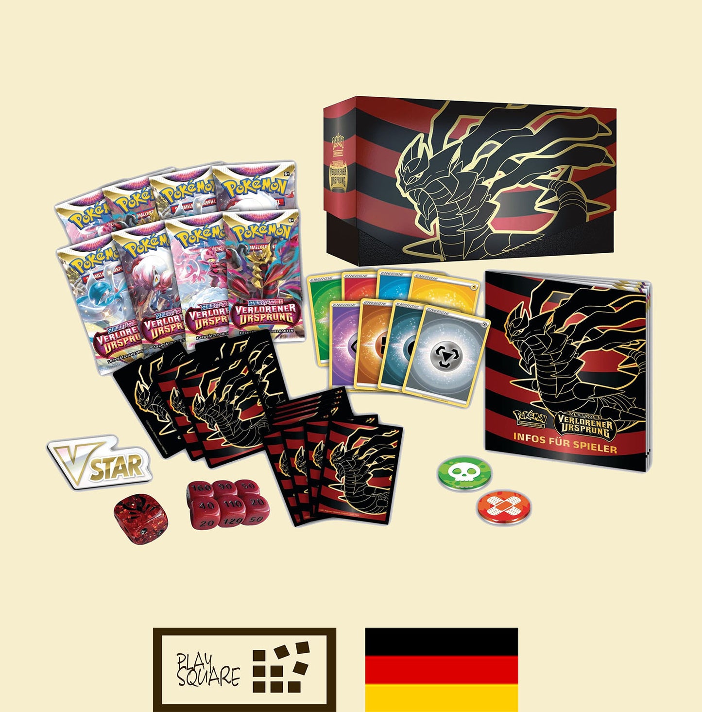 Pokémon TCG - SWSH11 "Schwert & Schild - Verlorener Ursprung" - Top Trainer Box - DE