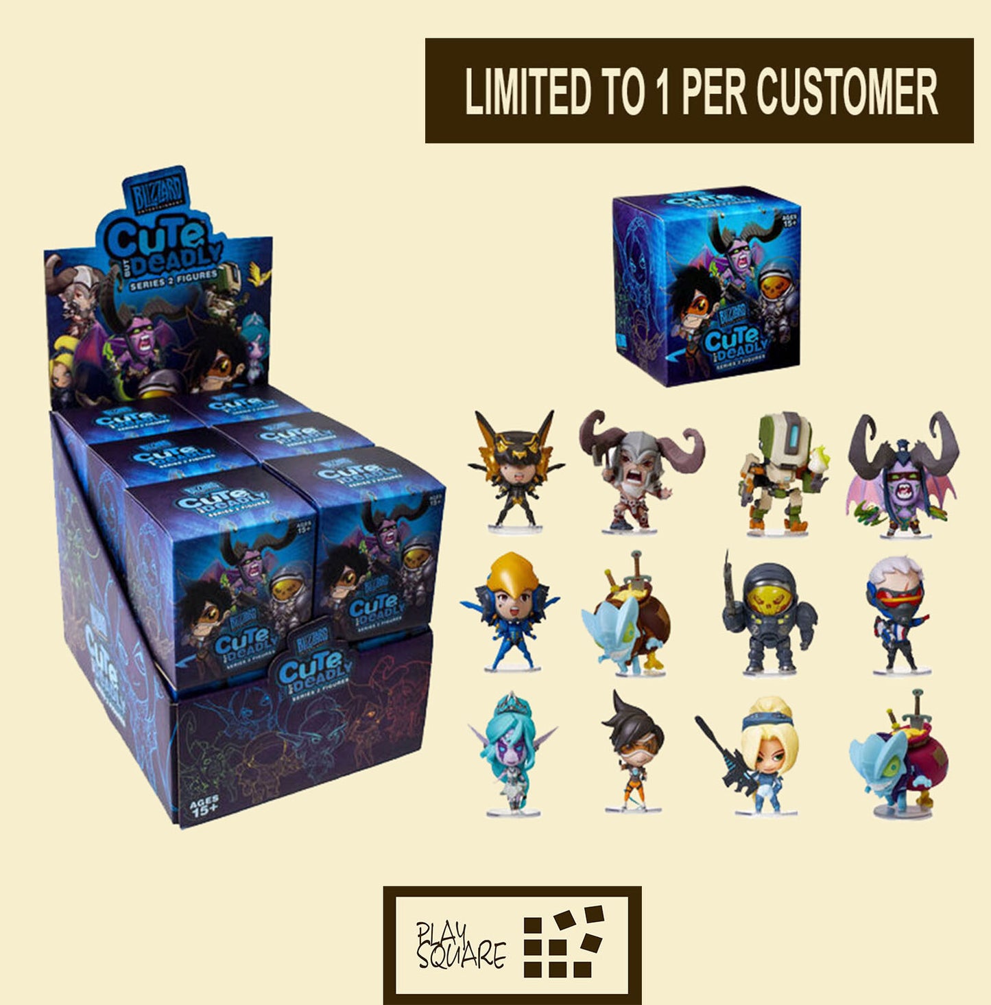 Cute But Deadly - Blizzard Serie 2 - Blind Box von Overwatch, Diablo, World of Warcraft oder StarCraft