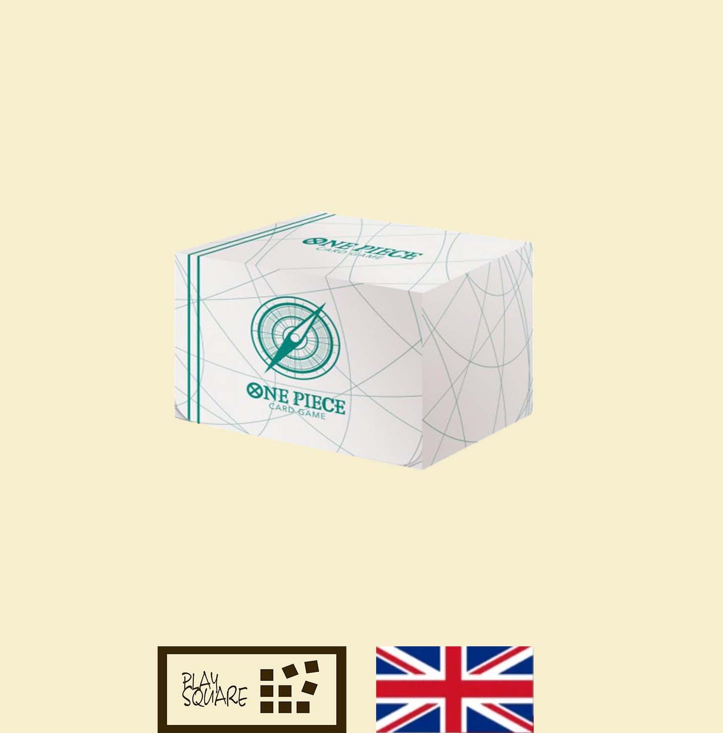 One Piece TCG - Deckbox, Clear Card Case: Standard White