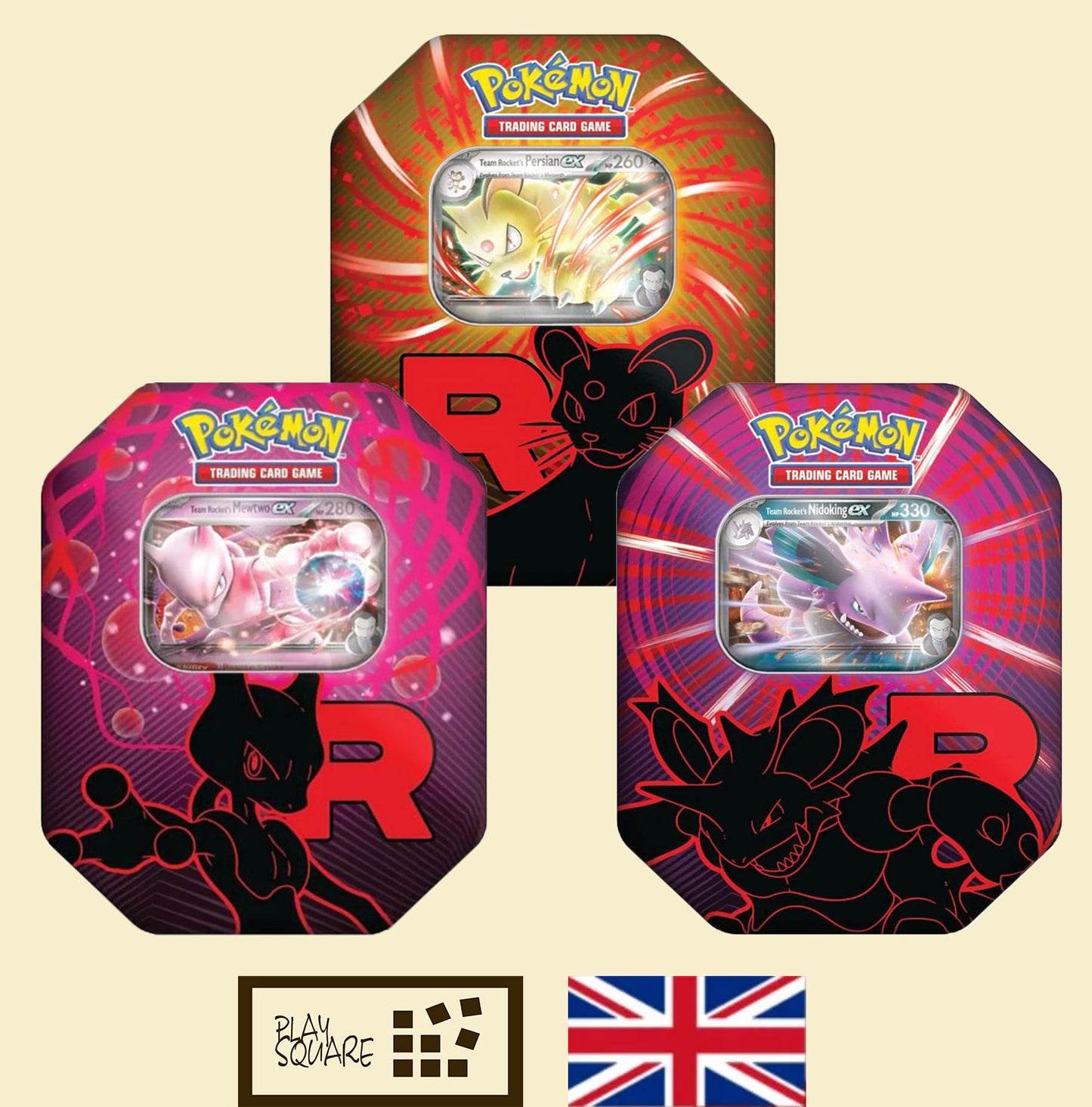 Pokémon TCG - Team Rocket Tin Box (EN) AUSWAHL