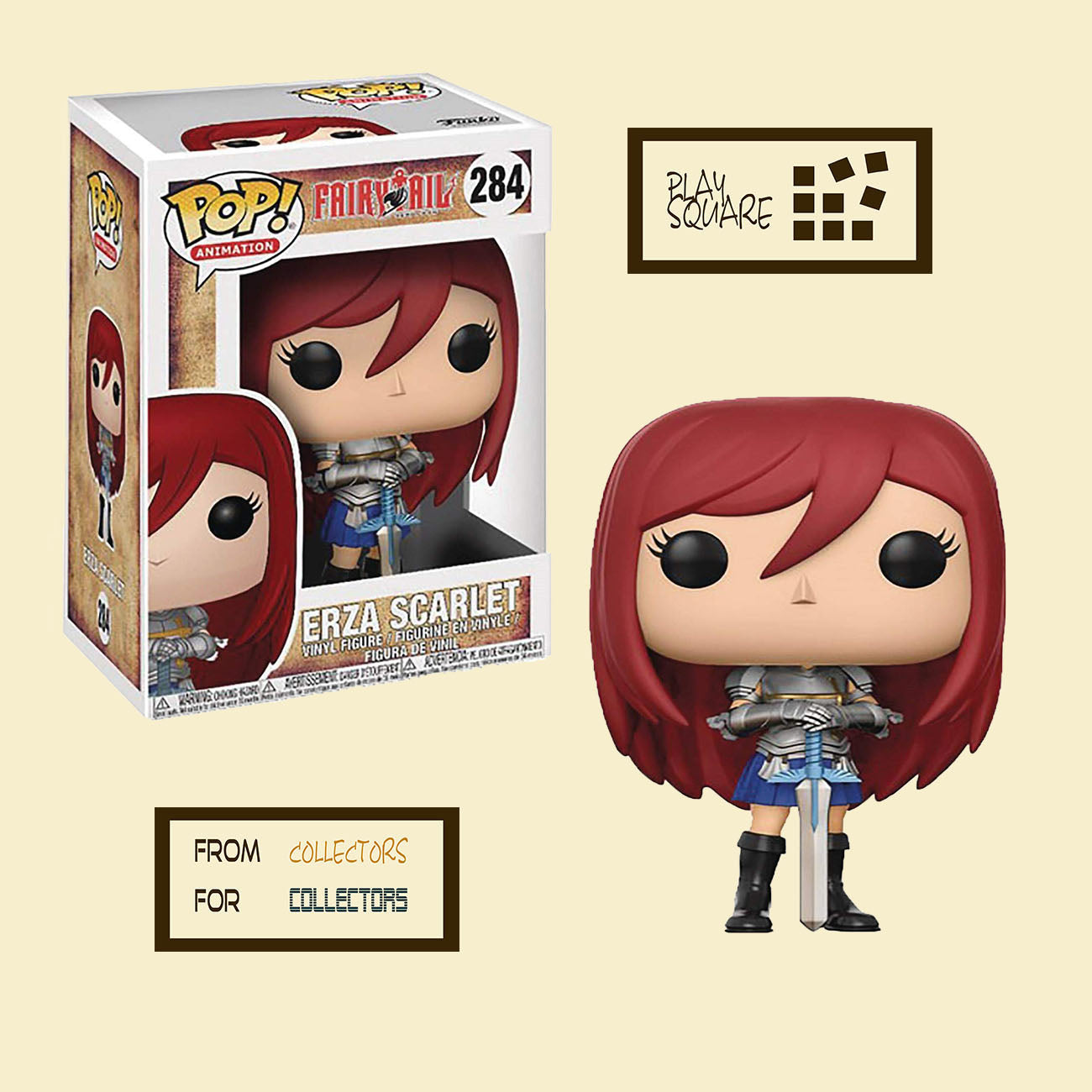 Fairy Tail - Erza Scarlet 284 - Funko Pop! - Vinyl Figur