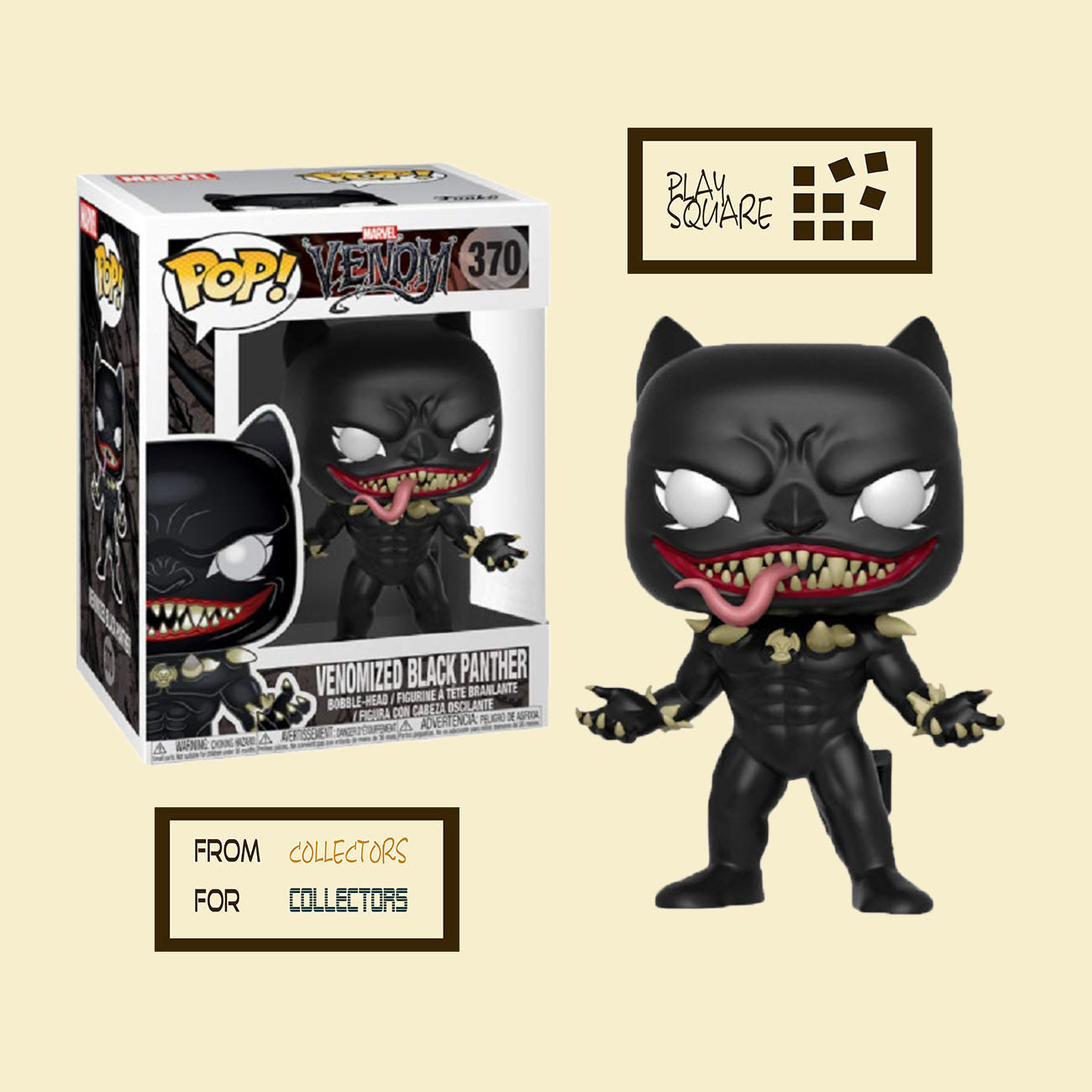 Marvel - Venomized Black Panther 370 - Funko Pop! - Vinyl Figur