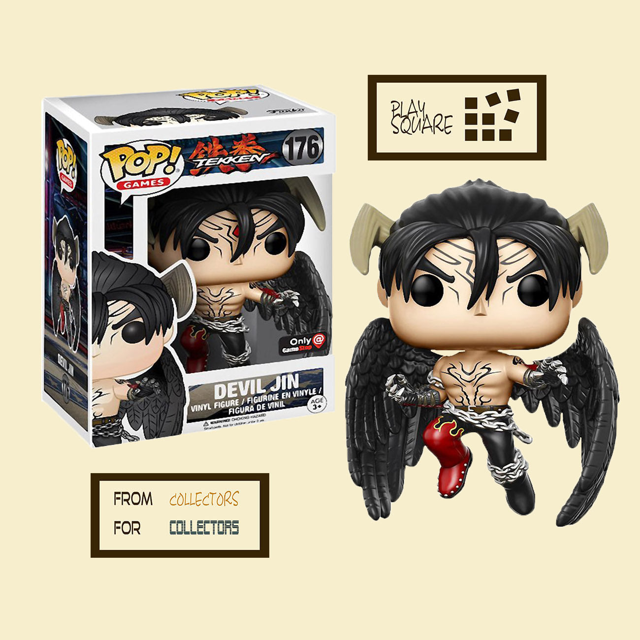 Tekken - Devil Jin 176 - GameStop Edition - Funko Pop! - Vinyl Figur