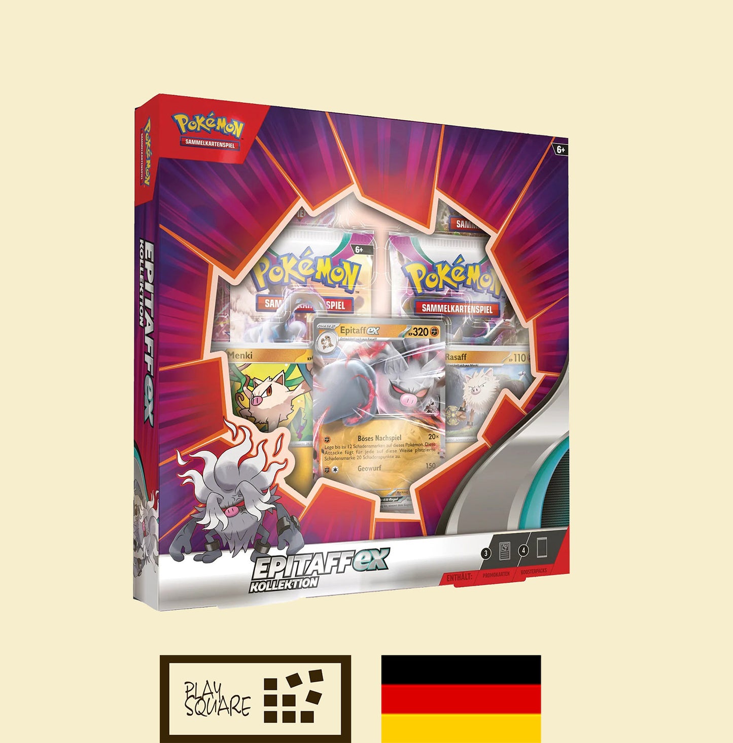 Pokémon TCG - "Epitaff-ex" Box Kollection - DE