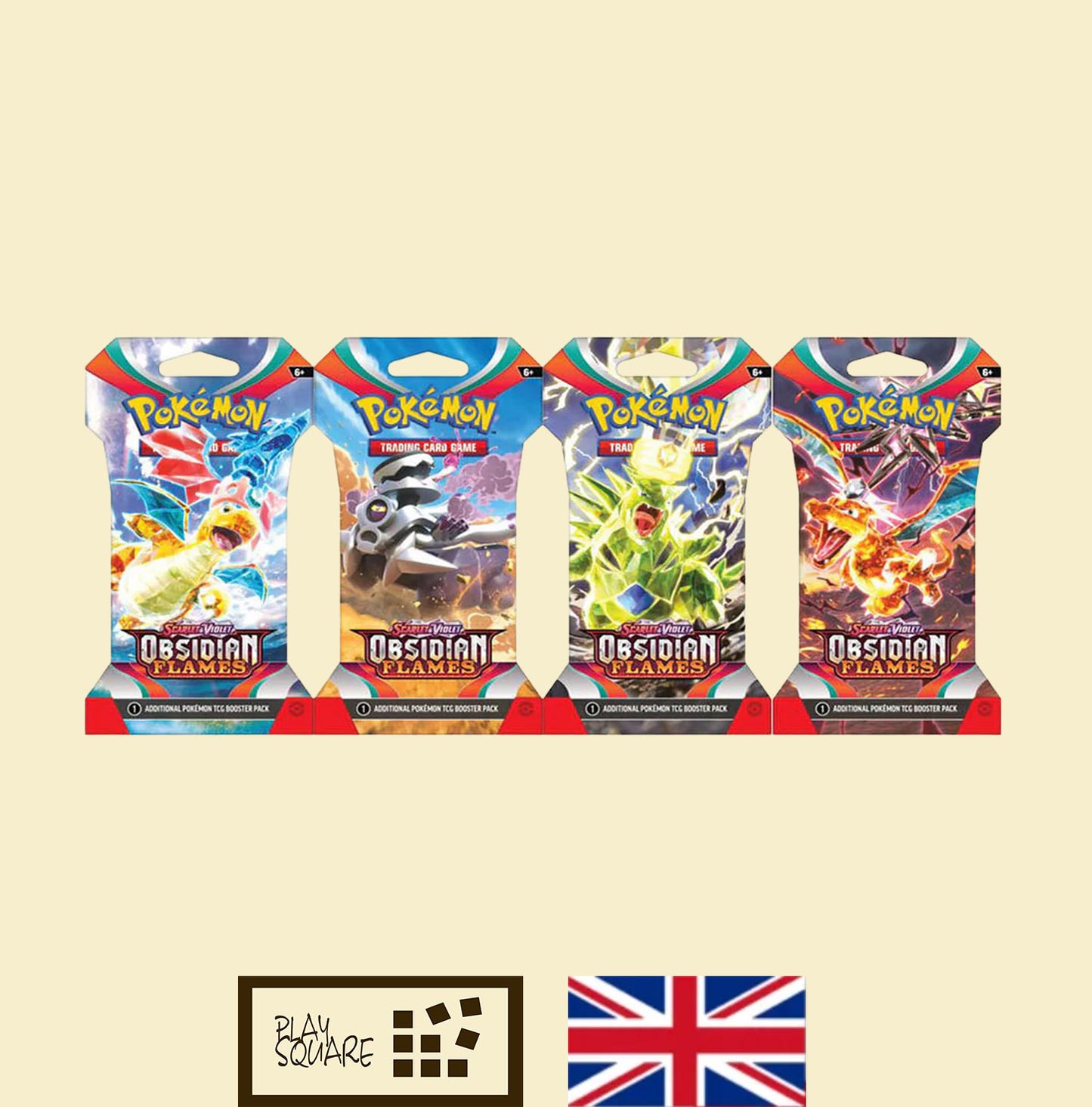 Pokémon TCG - SV03 "Scarlet & Violet - Obsidian Flames" - Sleeved Booster - EN
