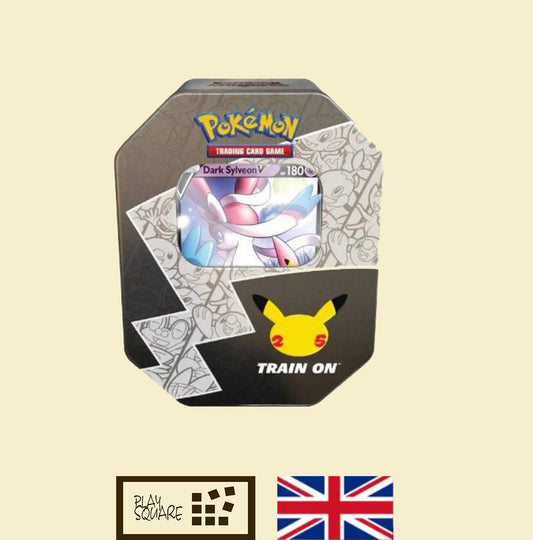 Pokémon TCG - SV4.5 Celebrations "Dark Sylveon V" Tin Box - EN