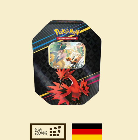 Pokémon TCG - SWSH12.5 Zenit der Könige "Galar Zapdos" Tin Box - DE