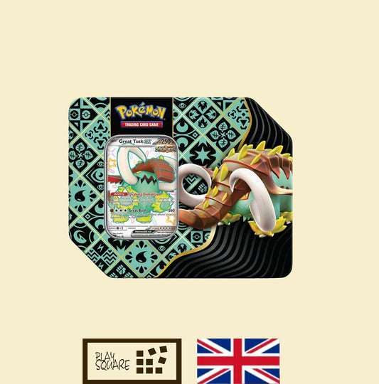 Pokémon TCG - SV4.5 Paldean Fates "Great Tusk ex" Tin Box - EN