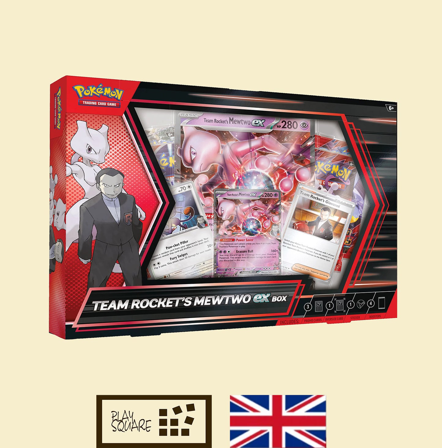 Pokémon TCG - "Team Rocket's Mewtwo ex" Box Collection - EN