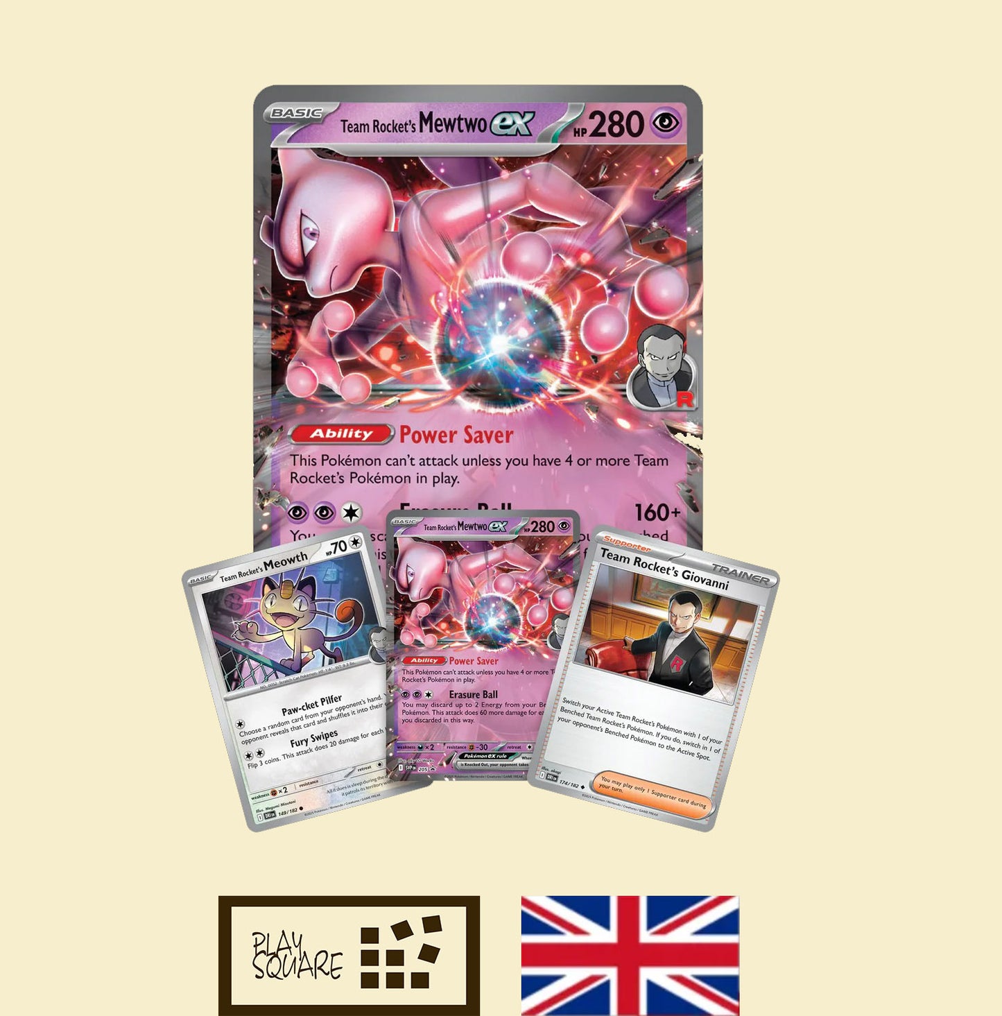 Pokémon TCG - "Team Rocket's Mewtwo ex" Box Collection - EN