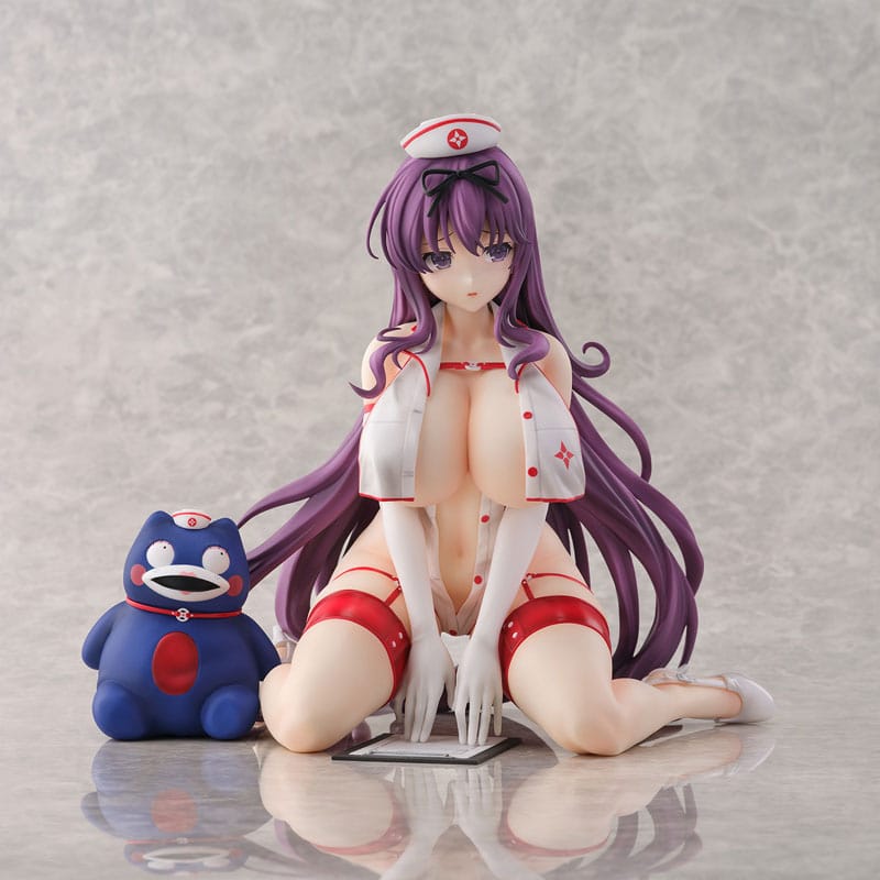 Shinobi-Meister Senran Kagura: New Link PVC Statue 1/4 Murasaki: Sexy Nurse Ver. 23cm - Hobby Stock