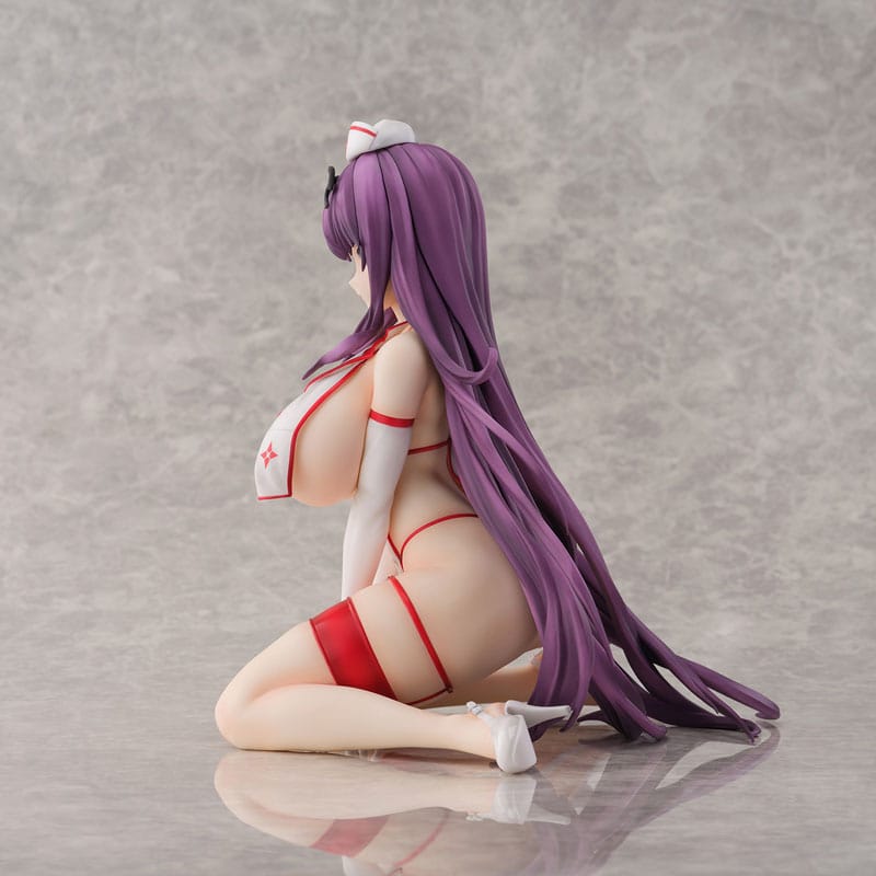Shinobi-Meister Senran Kagura: New Link PVC Statue 1/4 Murasaki: Sexy Nurse Ver. 23cm - Hobby Stock