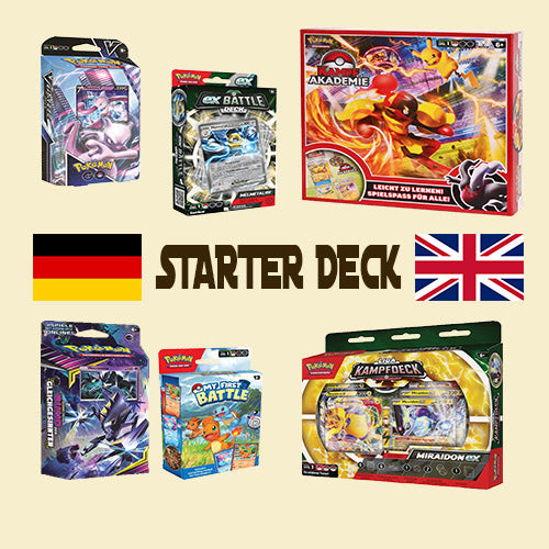 POKÉMON STARTER DECK DEUTSCH & ENGLISCH