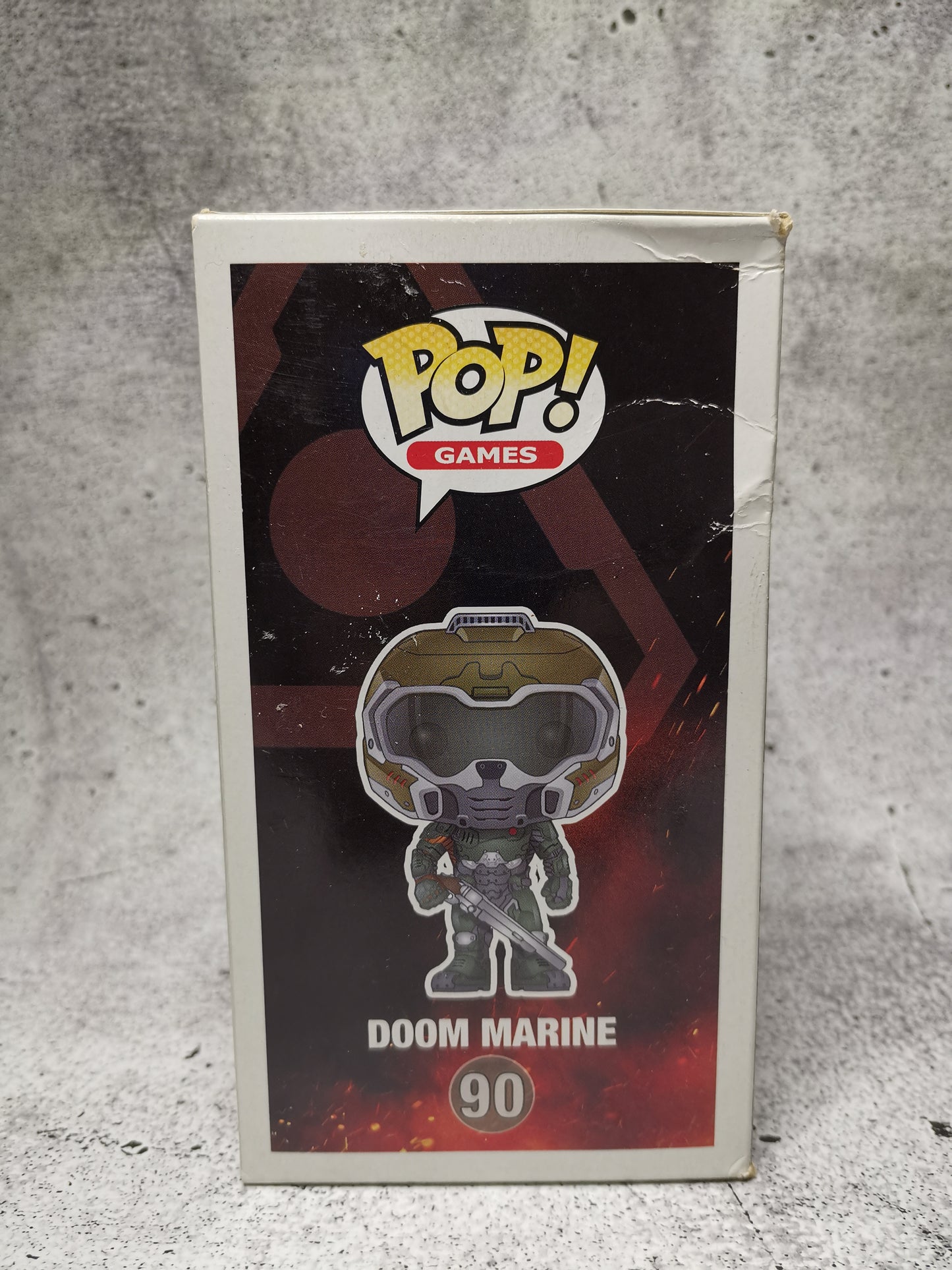 Doom - Space Marine 90 (American) (Blue) - Underground Toys Exclusive [Box damaged] - Funko Pop! - Vinyl Figur