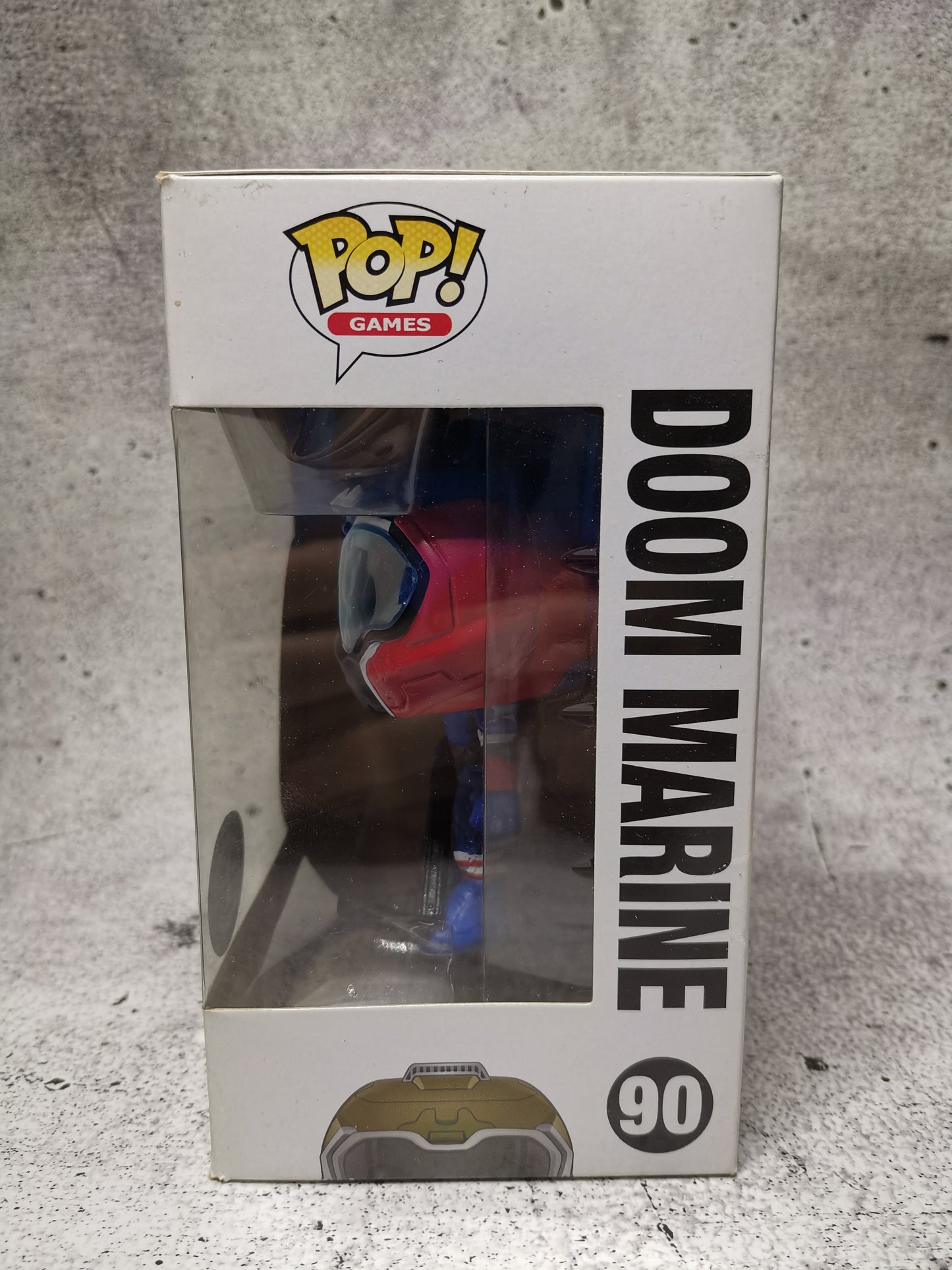 Doom - Space Marine 90 (American) (Blue) - Underground Toys Exclusive [Box damaged] - Funko Pop! - Vinyl Figur