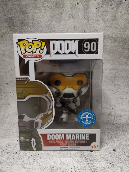 Doom - Space Marine 90 (Astronaut) (White) - Underground Toys Exclusive - Funko Pop! - Vinyl Figur