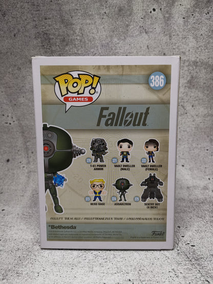 Fallout - Assaultron 386 - 2018 Fall Convention Exclusive GITD - Funko Pop! - Vinyl Figur