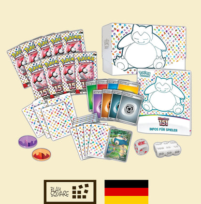 Pokémon TCG - KP3.5 "Karmesin & Purpur -  151" - Top Trainer Box - DE