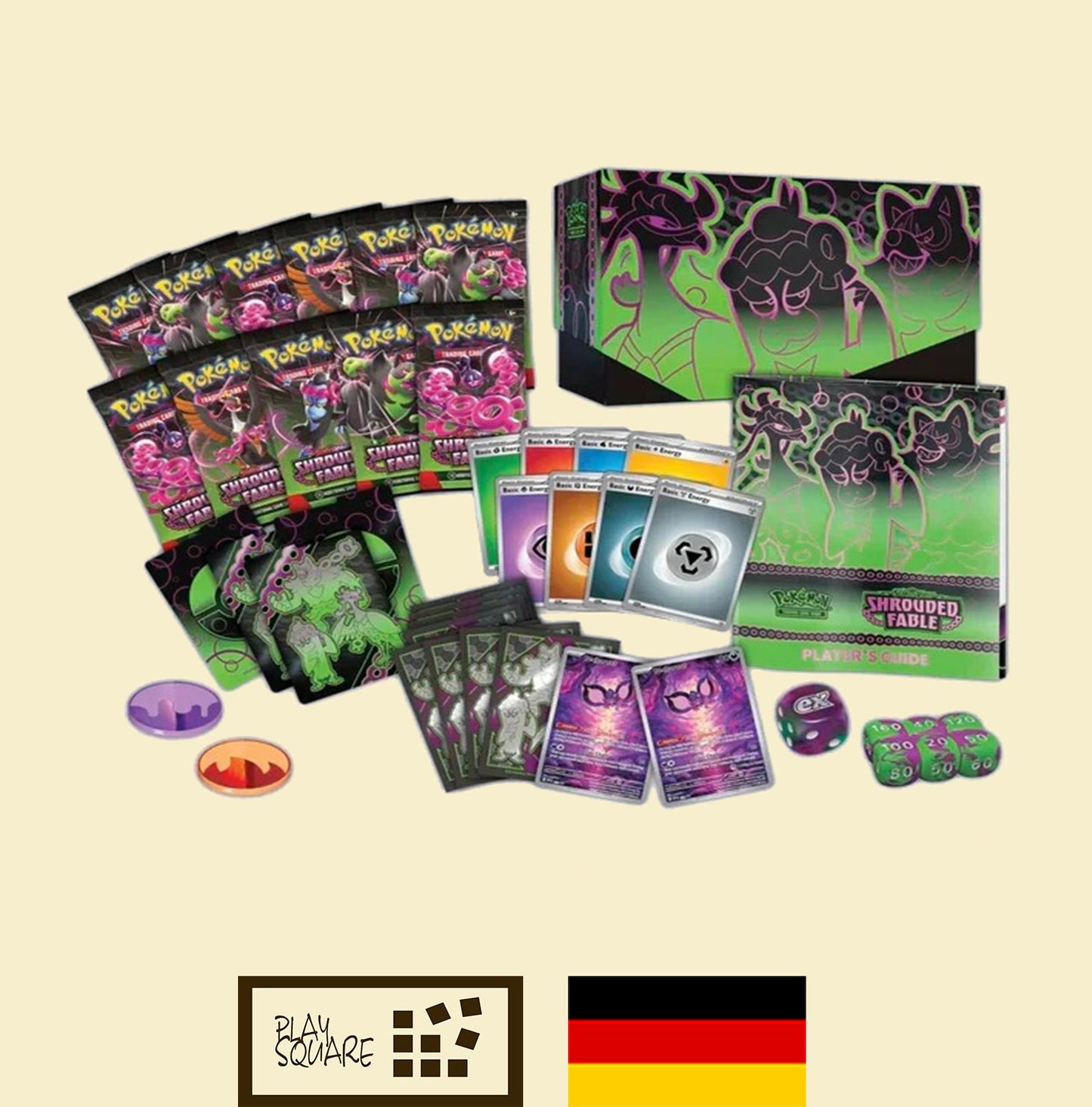 Pokémon TCG - KP6.5 "Karmesin & Purpur - Nebel der Sagen" - Top Trainer Box - DE
