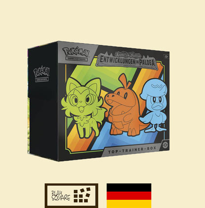 Pokémon TCG - KP2.0 "Karmesin & Purpur - Entwicklungen in Paldea" - Top Trainer Box - DE