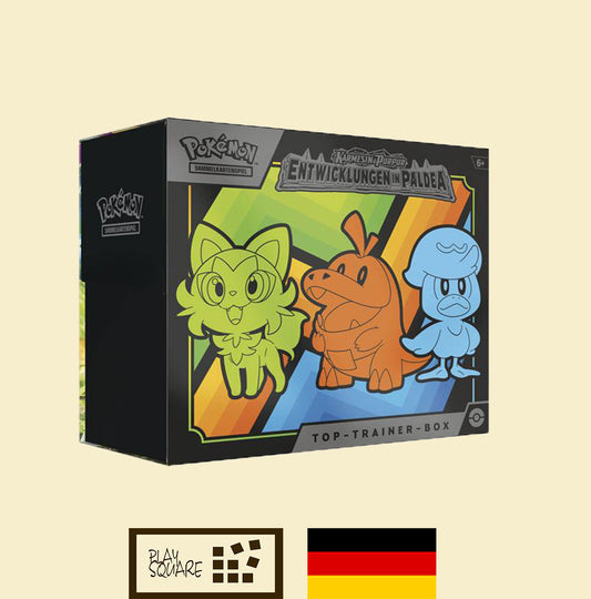 Pokémon TCG - KP2.0 "Karmesin & Purpur - Entwicklungen in Paldea" - Top Trainer Box - DE