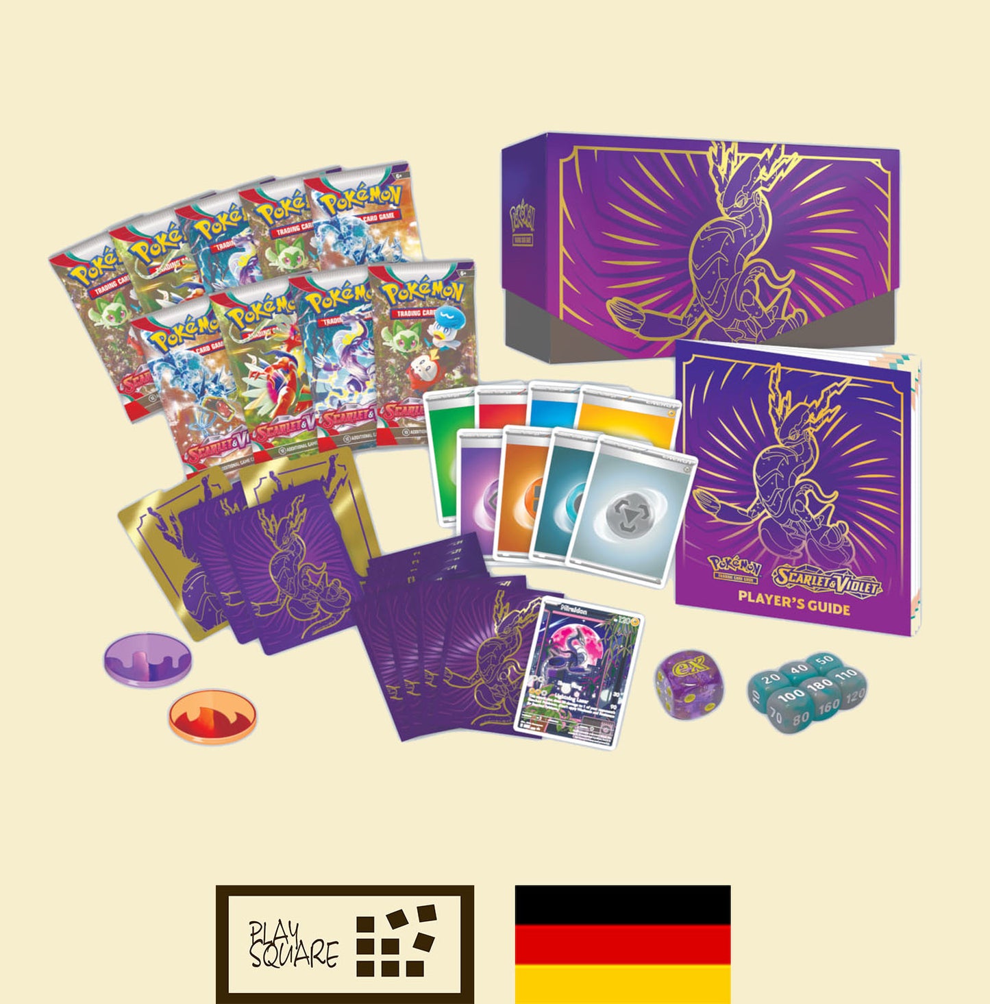 Pokémon TCG - KP2.0 "Karmesin & Purpur -  Miraidon" - Top Trainer Box - DE