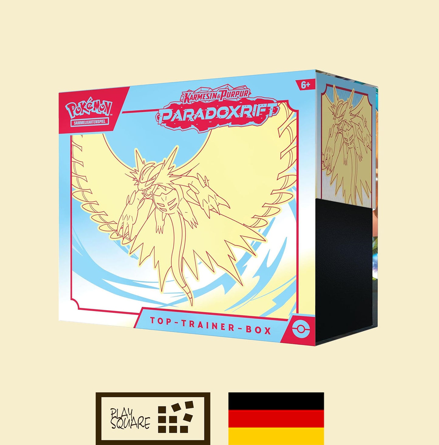 Pokémon TCG - KP4.0 "Karmesin & Purpur -  Paradoxrift (Donnersichel)" - Top Trainer Box - DE