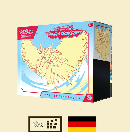 Pokémon TCG - KP4.0 "Karmesin & Purpur -  Paradoxrift (Donnersichel)" - Top Trainer Box - DE
