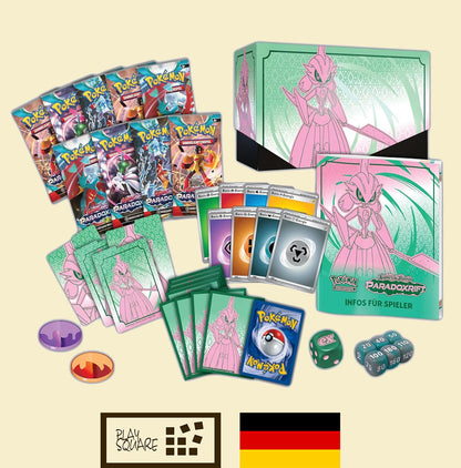 Pokémon TCG - KP4.0 "Karmesin & Purpur -  Paradoxrift (Eisenkrieger)" - Top Trainer Box - DE