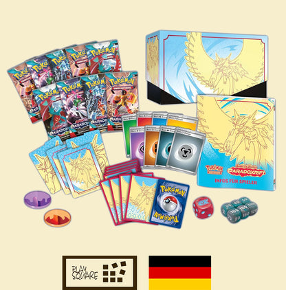 Pokémon TCG - KP4.0 "Karmesin & Purpur -  Paradoxrift (Donnersichel)" - Top Trainer Box - DE