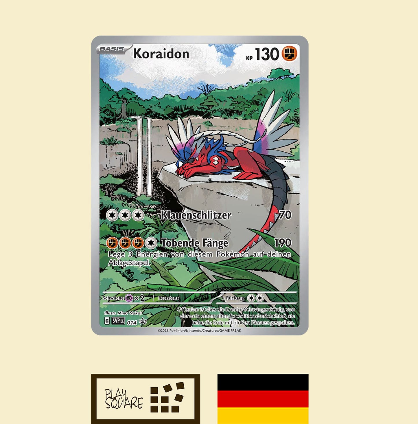 Pokémon TCG - KP2.0 "Karmesin & Purpur -  Koraidon" - Top Trainer Box - DE