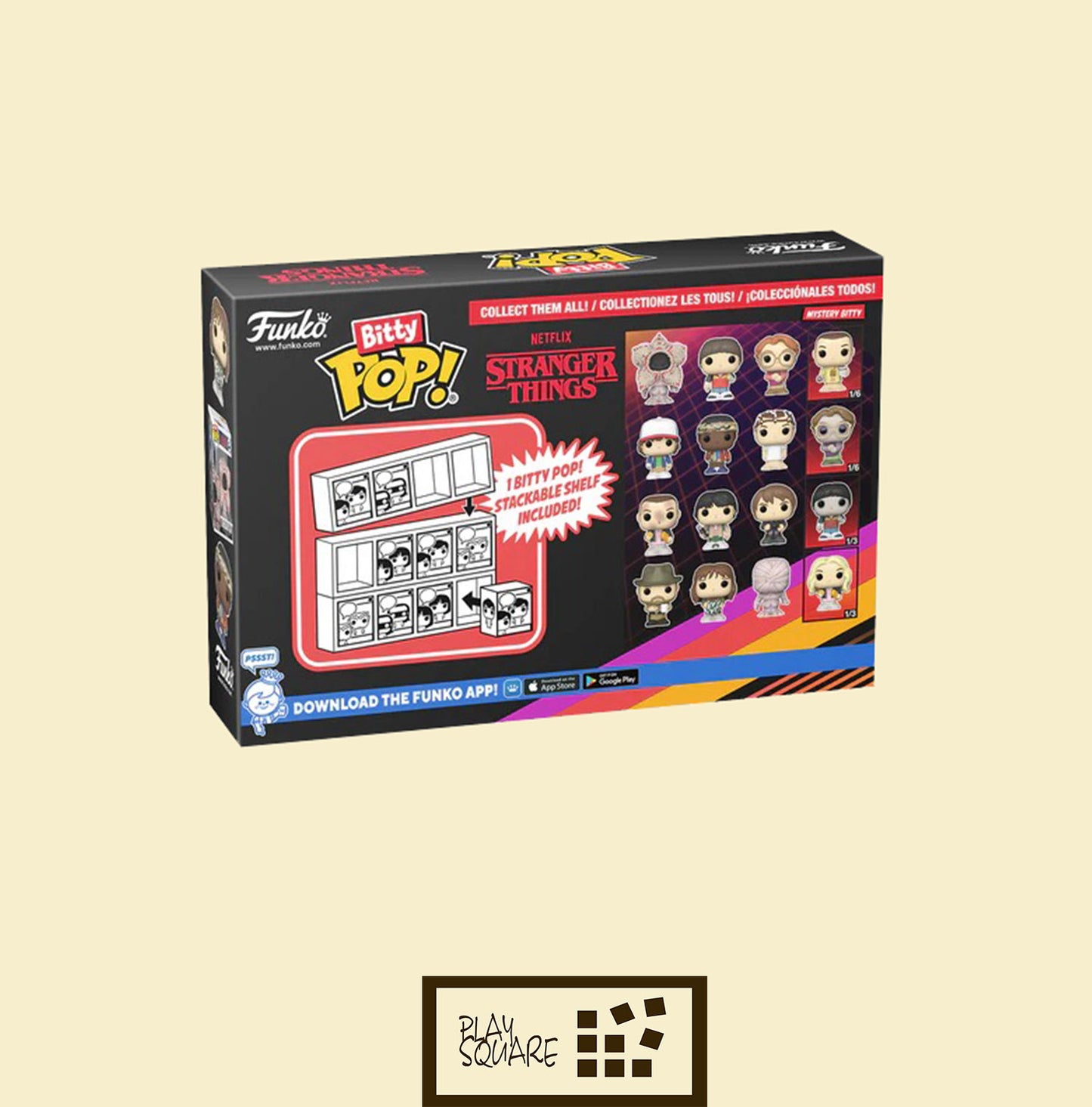 Funko Bitty Pop! - Stranger Things - 4er Figuren Set Series 3