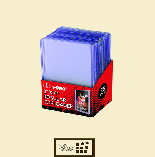 Ultra Pro 3" x 4" Regular Toploader (25) - Transparent