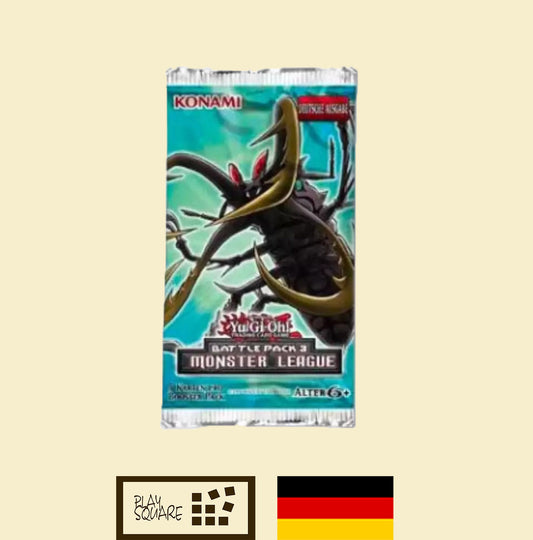 Yu-Gi-Oh! Yugioh TCG - Battle Pack 3: Monster League - 1. Auflage - BP03-DE Booster - DE