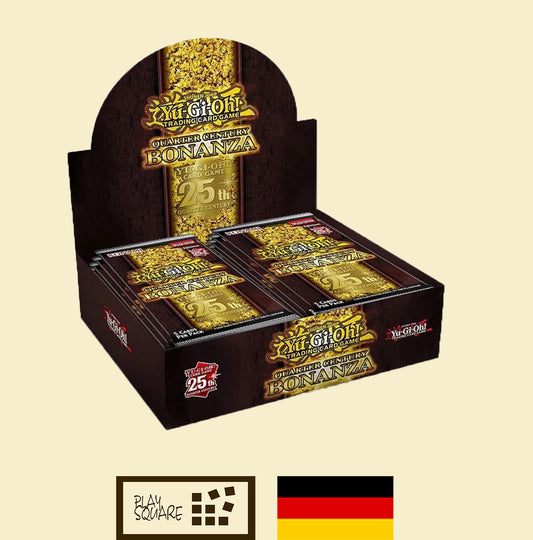 Yu-Gi-Oh! Yugioh TCG - Quarter Century Bonanza - 25th Anniversary - RA03-DE Display - DE