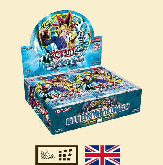 Yu-Gi-Oh! Yugioh TCG - Legend of Blue-Eyes White Dragon - 25th Anniversary - LOB-EN Display - EN