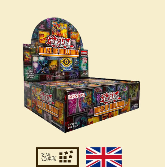 Yu-Gi-Oh! Yugioh TCG - Maze of Millennia - 25th Anniversary - MZMI-EN Display - EN