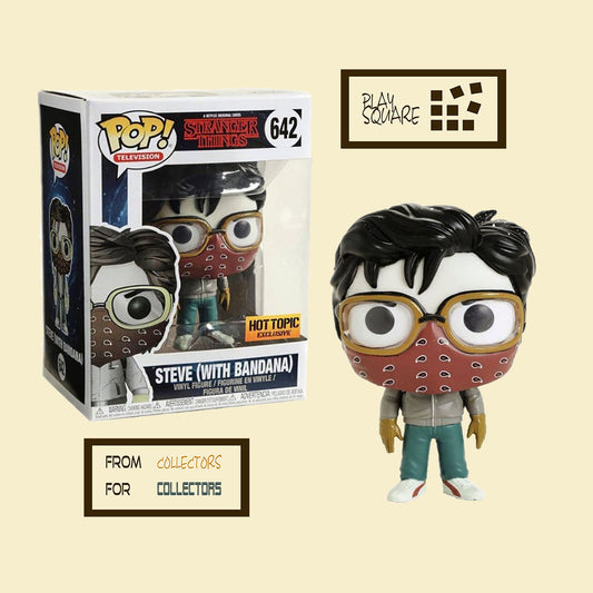 Stranger Things - Steve (with Bandana) 642 - Hot Topic Exclusive - Funko Pop! - Vinyl Figur