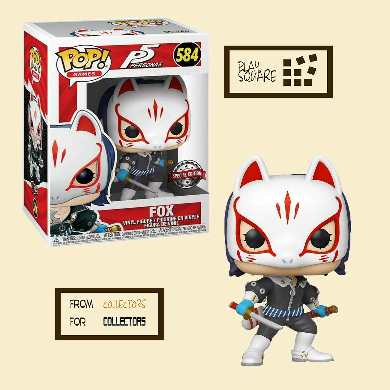 Persona 5 - Fox 584 Special Edition - Funko Pop! - Vinyl Figur