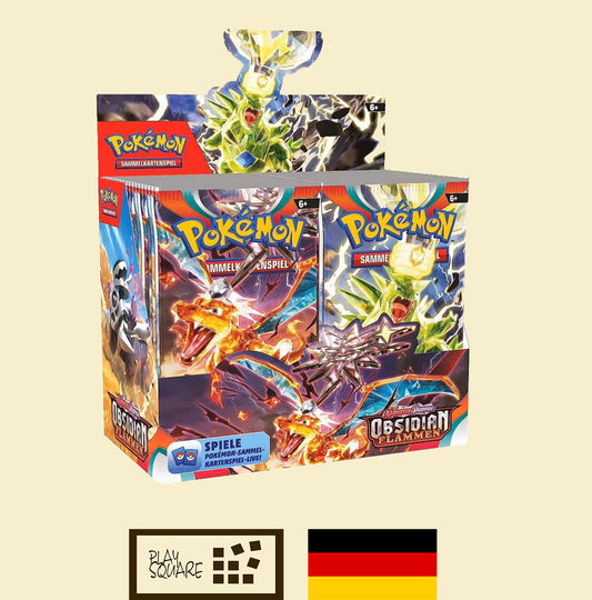 Pokémon TCG - KP03 "Karmesin & Purpur - Obsidian Flammen" - Booster Display - DE