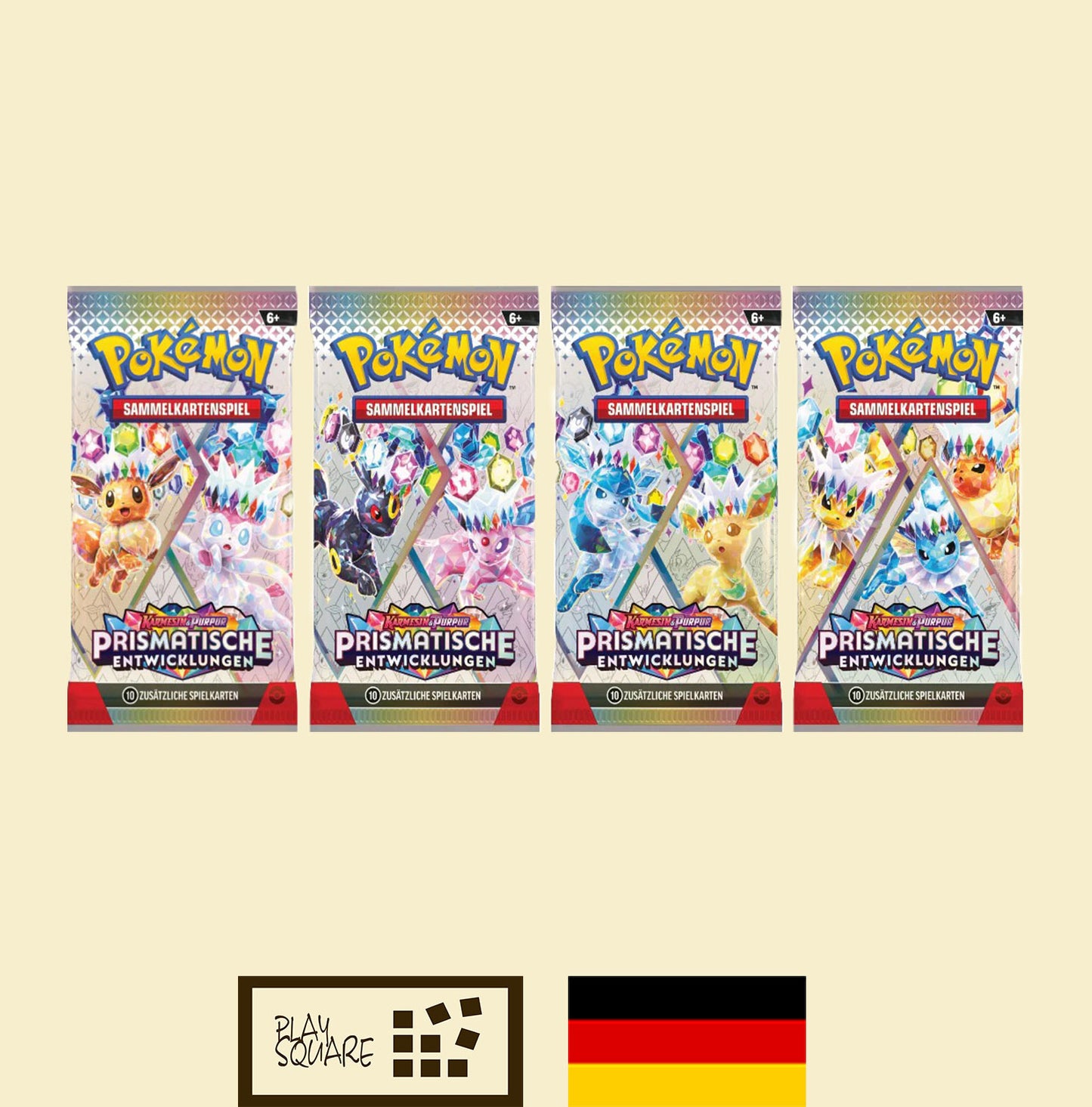 Pokémon TCG - KP8.5 "Karmesin & Purpur - Prismatische Entwicklungen" - Booster - DE