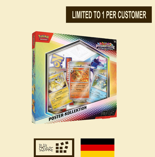 Pokémon TCG - KP8.5 "Karmesin & Purpur Prismatische Entwicklungen" - Poster Kollektion - DE