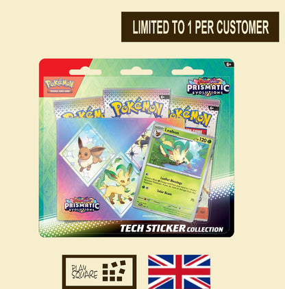 Pokémon TCG - SV8.5 "Scarlet & Violet Prismatic Evolutions" - Tech-Sticker-Collection - AUSWAHL - EN