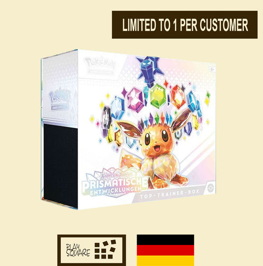 Pokémon TCG - KP8.5 "Karmesin & Purpur Prismatische Entwicklungen" - Top Trainer Box - DE